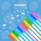 24 Pack 14’’ Bubble Wands Assortment, 6 Colors Giant Bubble Wands Party Favors Kids Summer Toys Outdoor Play Toys Games Christmas Birthday Party